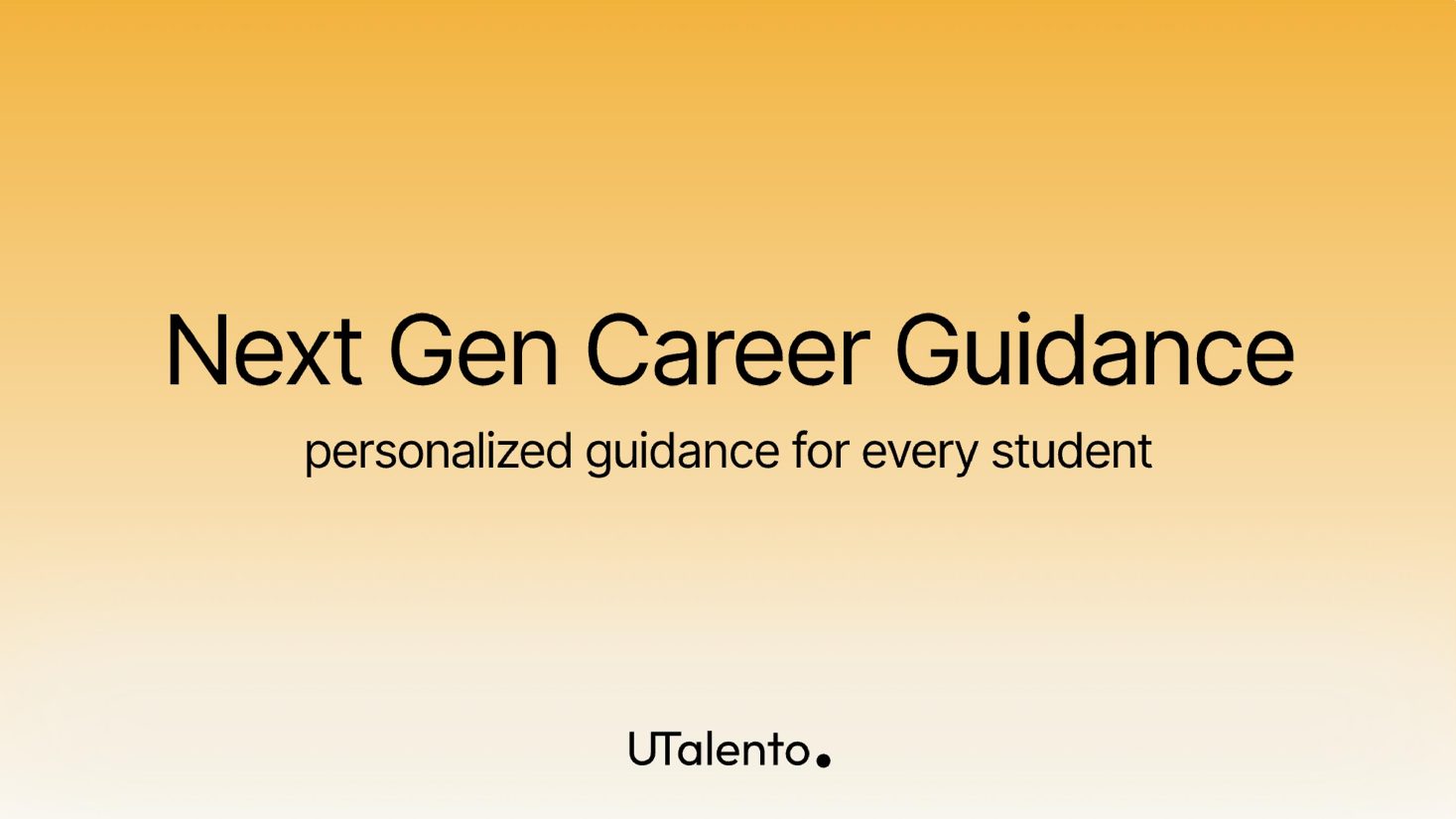 UTalento pitch deck, slide 3 of 12